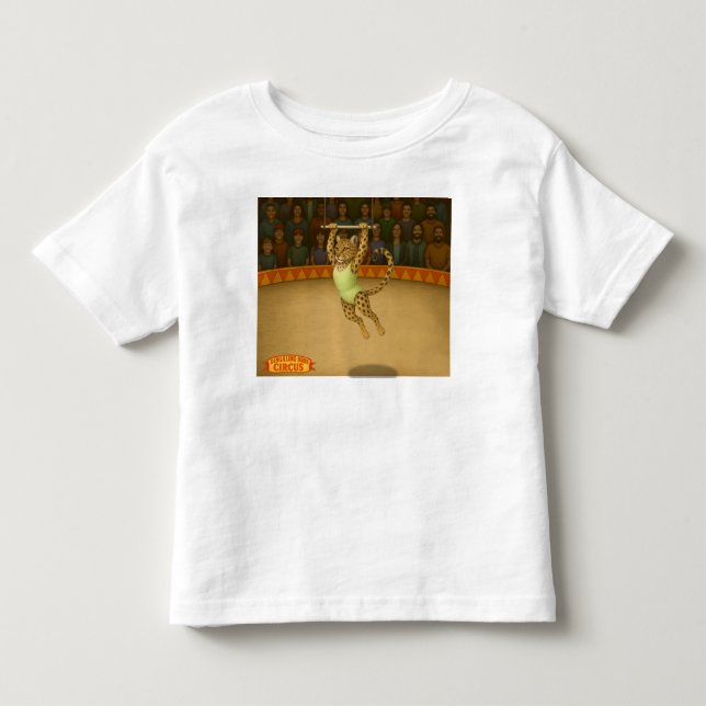 Camiseta De Bebé Lena artista de trapecio leopardo (Anverso)