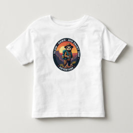 Camiseta De Bebé Lenta y disfruta de la aventura