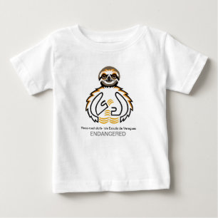 Camiseta De Bebé LENTITUD - Animales en peligro de extinción - Vida