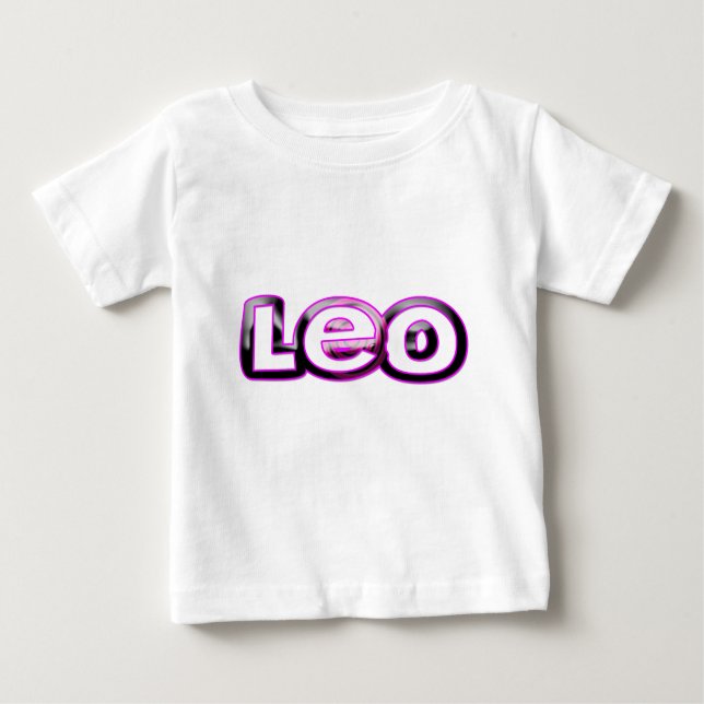 Camiseta De Bebé Leo (Anverso)