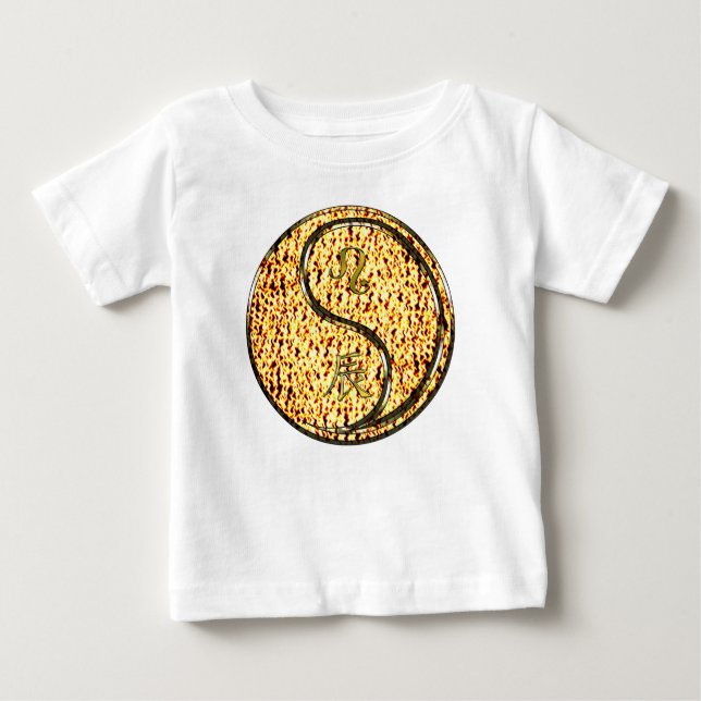 Camiseta De Bebé Leo & Dragón de Fuego (Anverso)