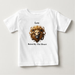 Camiseta De Bebé Leo El León: Signo zodiacal de fuego