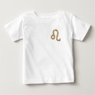 Camiseta De Bebé Leo Zodiac - Oro tribal