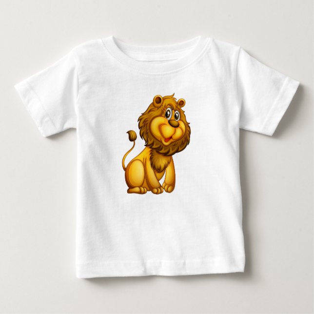 Camiseta De Bebé león (Anverso)