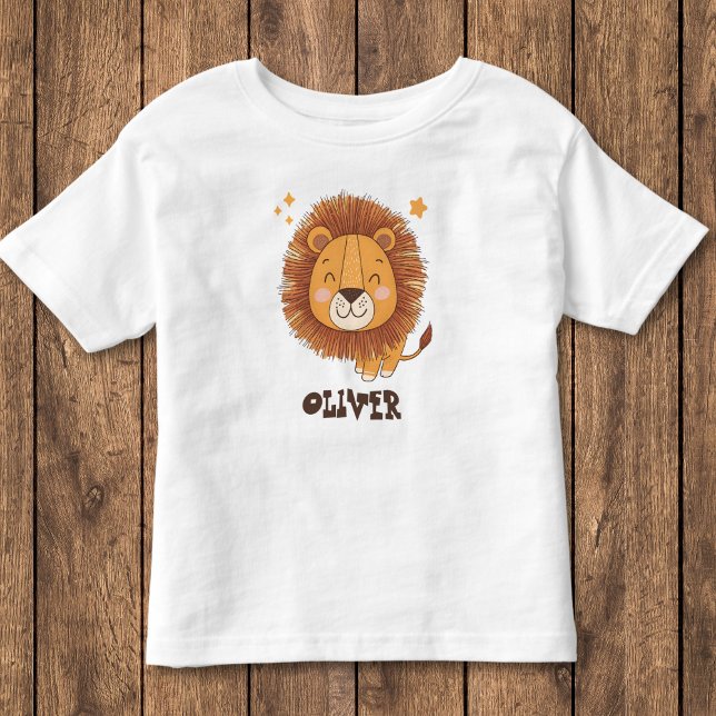 Camiseta De Bebé León caprichoso lindo (Subido por el creador)