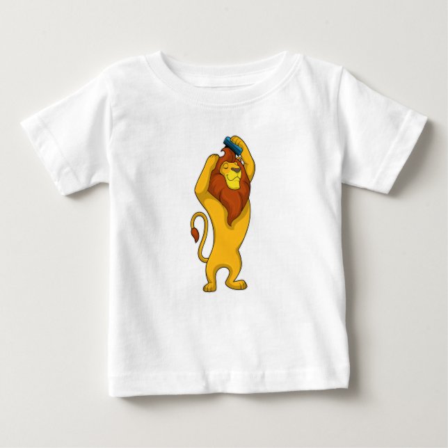 Camiseta De Bebé León con Comb (Anverso)