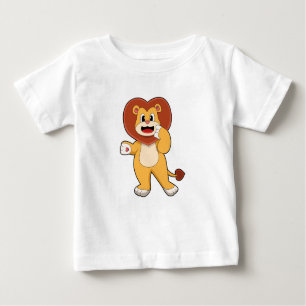 Camiseta De Bebé León con corazón