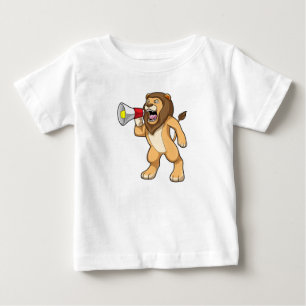 Camiseta De Bebé León con micrófono