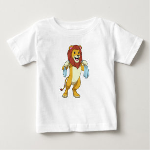 Camiseta De Bebé León con toalla para ducha