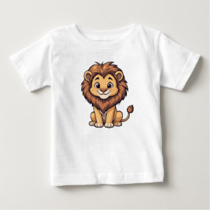Camiseta De Bebé León Cute