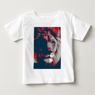 Camiseta De Bebé León de arte pop
