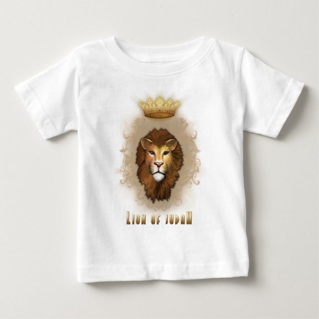 Camiseta De Bebé León de Judah (Anverso)
