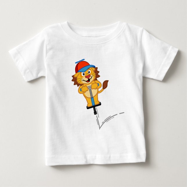 Camiseta De Bebé León de Pogostick (Anverso)