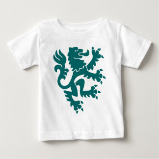 Camiseta De Bebé León heráldico 01 - Moss Green