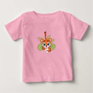 Camiseta de bebé león lindo