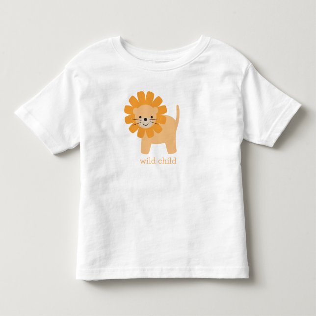Camiseta De Bebé León Personalizado dulce (Anverso)
