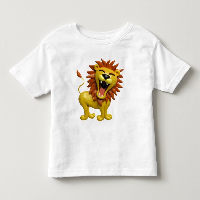 Camiseta De Bebé León que ruge (Anverso)