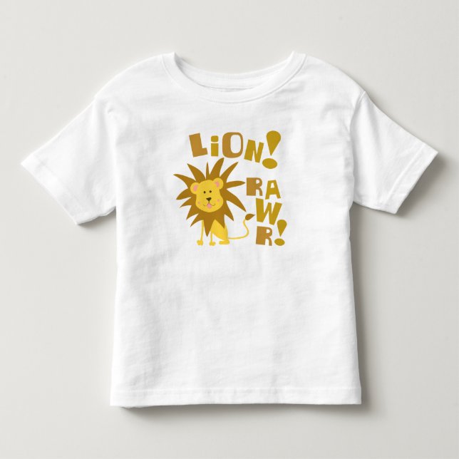 Camiseta De Bebé León Rawr (Anverso)