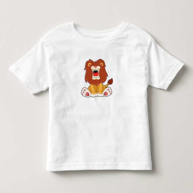 Camiseta De Bebé León ruidoso (Anverso)