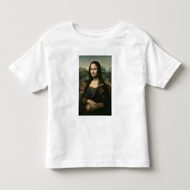 Camiseta De Bebé Leonardo Vinci | Mona Lisa, c.1503-6 (Anverso)