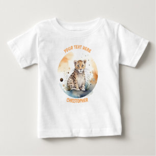 Camiseta De Bebé Leopard Tee personalizado