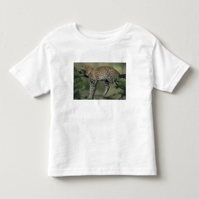 Camiseta De Bebé Leopardo, (Panthera pardus), Kenia, Masai Mara (Anverso)