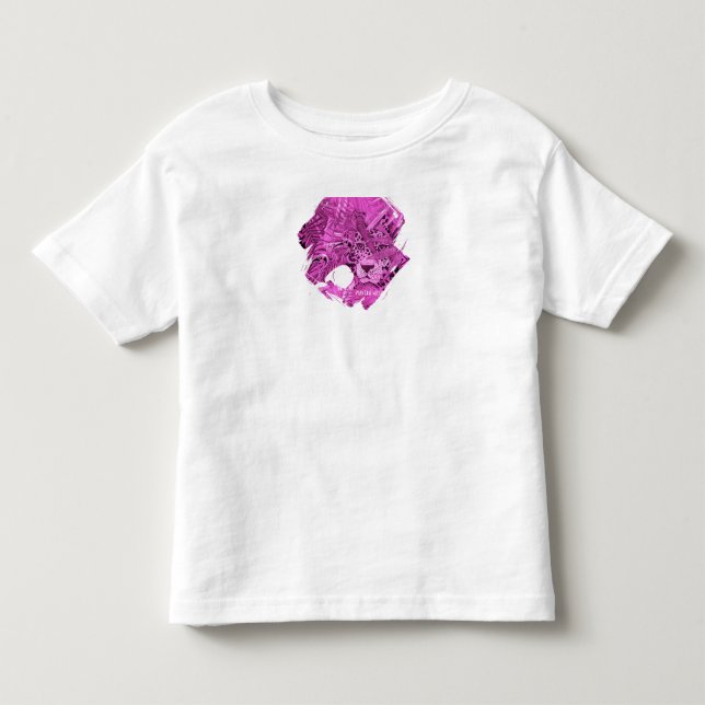 Camiseta De Bebé Leopardo rosa (Anverso)