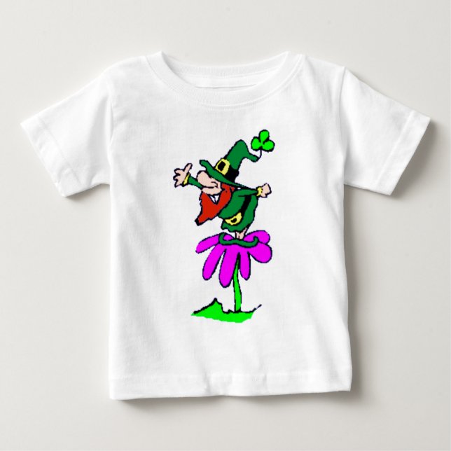 Camiseta De Bebé Leprechaun irlandés (Anverso)