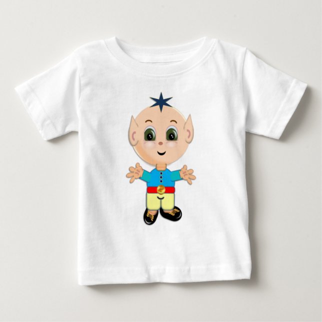 Camiseta De Bebé Leprechaun lindo (Anverso)