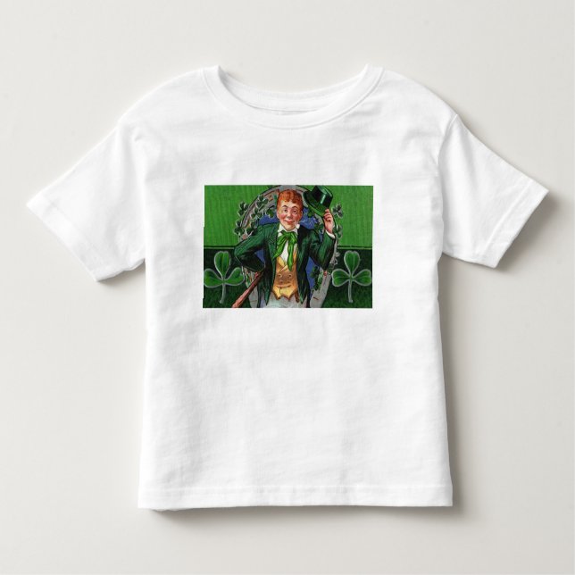 Camiseta De Bebé Leprechaun Toddler's Shirt (Anverso)