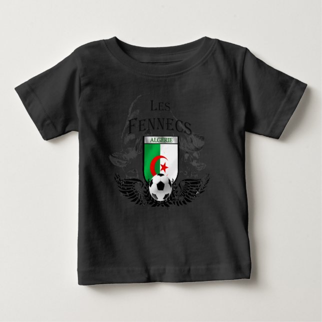 Camiseta De Bebé Les Fennecs 2014 Argelia fútbol Bebé regalo para c (Anverso)