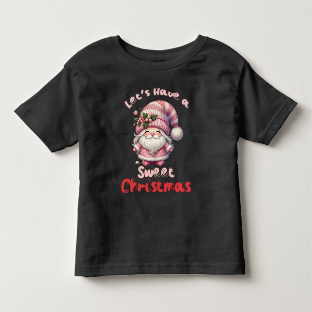 Camiseta De Bebé Let’s Have a Sweet Christmas Kids (Anverso)