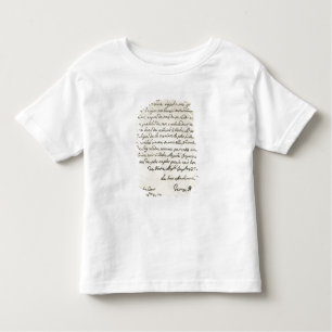 Camiseta De Bebé Letra de George I a Charles VI