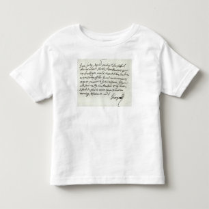 Camiseta De Bebé Letra de George II al duque de Newcastle