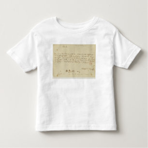 Camiseta De Bebé Letra de Mozart a un freemason, enero de 1786