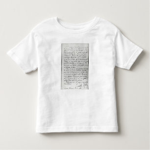Camiseta De Bebé Letra de Zola a Eduardo Manet 1868