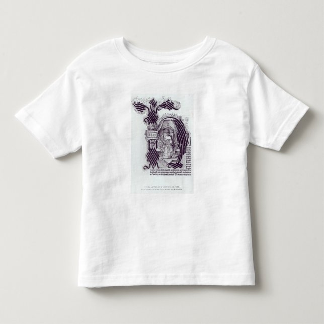 Camiseta De Bebé Letra inicial de una carta (Anverso)