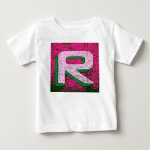 Camiseta De Bebé Letra r