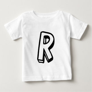 Camiseta De Bebé Letra R