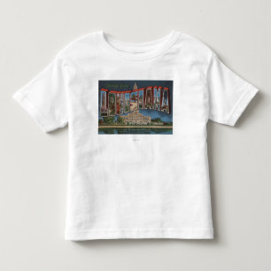 Camiseta De Bebé Letra ScenesLouisiana de LouisianaLarge