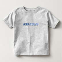 Letras azules "Snuggles"