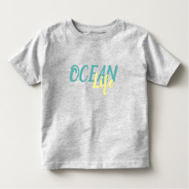 Camiseta De Bebé letras náuticas OCEAN LIFE |