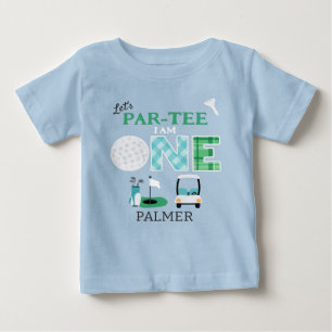 Camiseta De Bebé Let's Par-tee Golf First Birthday Golfing