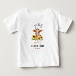 Camiseta De Bebé Let's Party Till the Cows Come Home 2nd Birthday