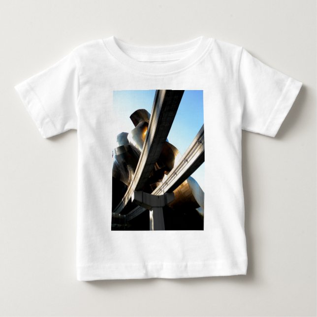 Camiseta De Bebé Levantamiento de los carriles (Anverso)