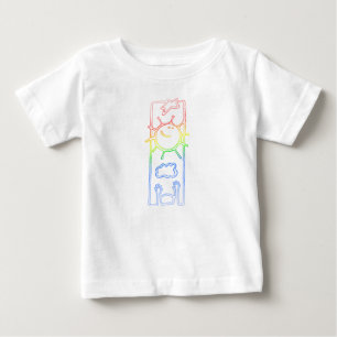 Camiseta De Bebé Levantarse y brillar