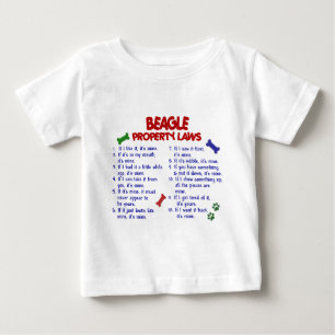 Camiseta De Bebé Leyes 2 de la propiedad del BEAGLE