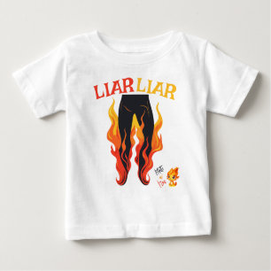 Camiseta De Bebé Liar, Liar, Pant está en llamas