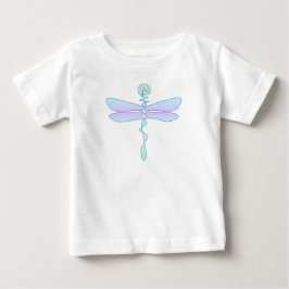 Camiseta De Bebé Libélula Colorida Arte Perpetua