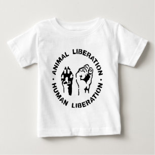 Camiseta De Bebé Liberación animal - liberación humana